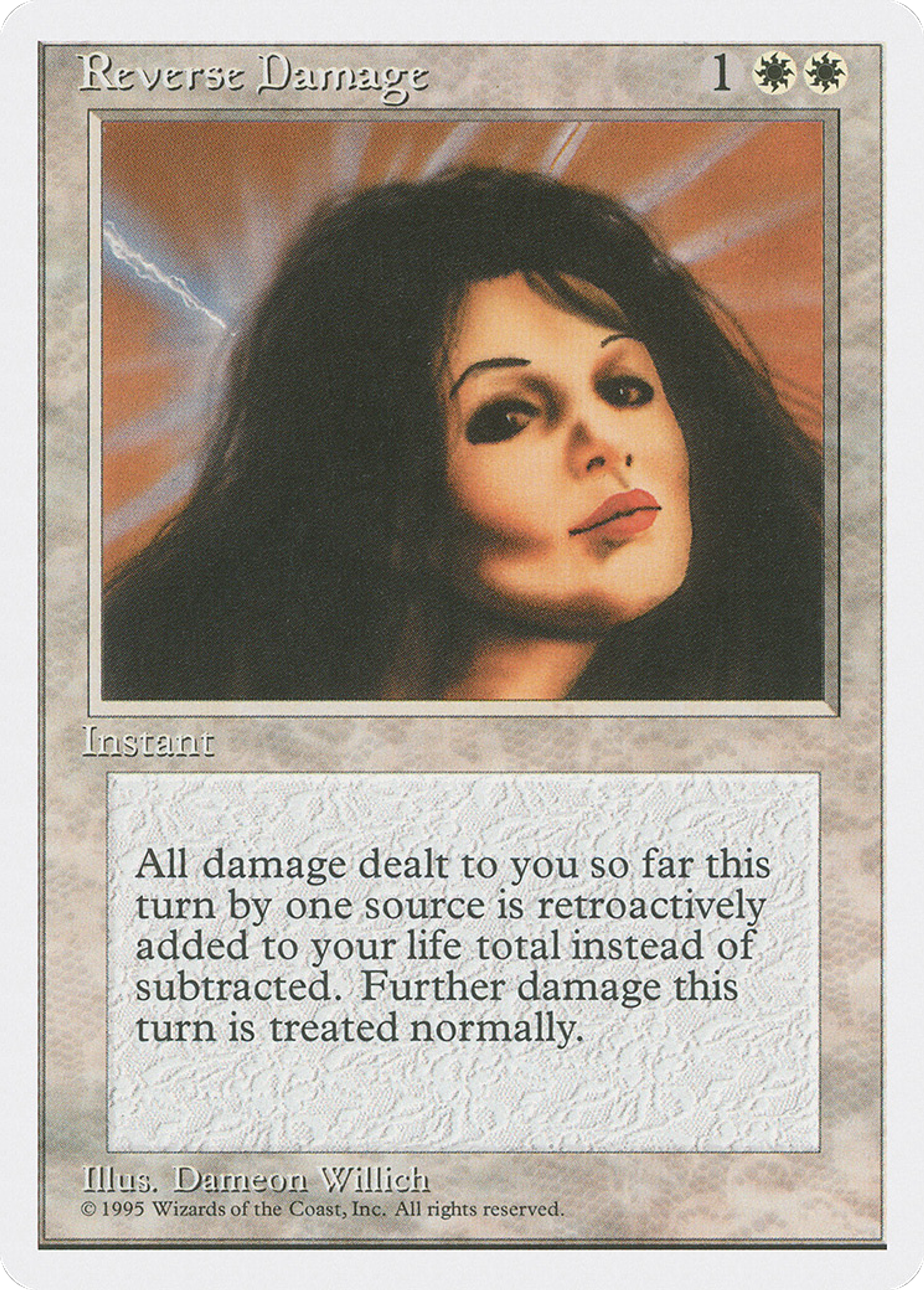 Reverse Damage — Fourth Edition — Magic: The Gathering