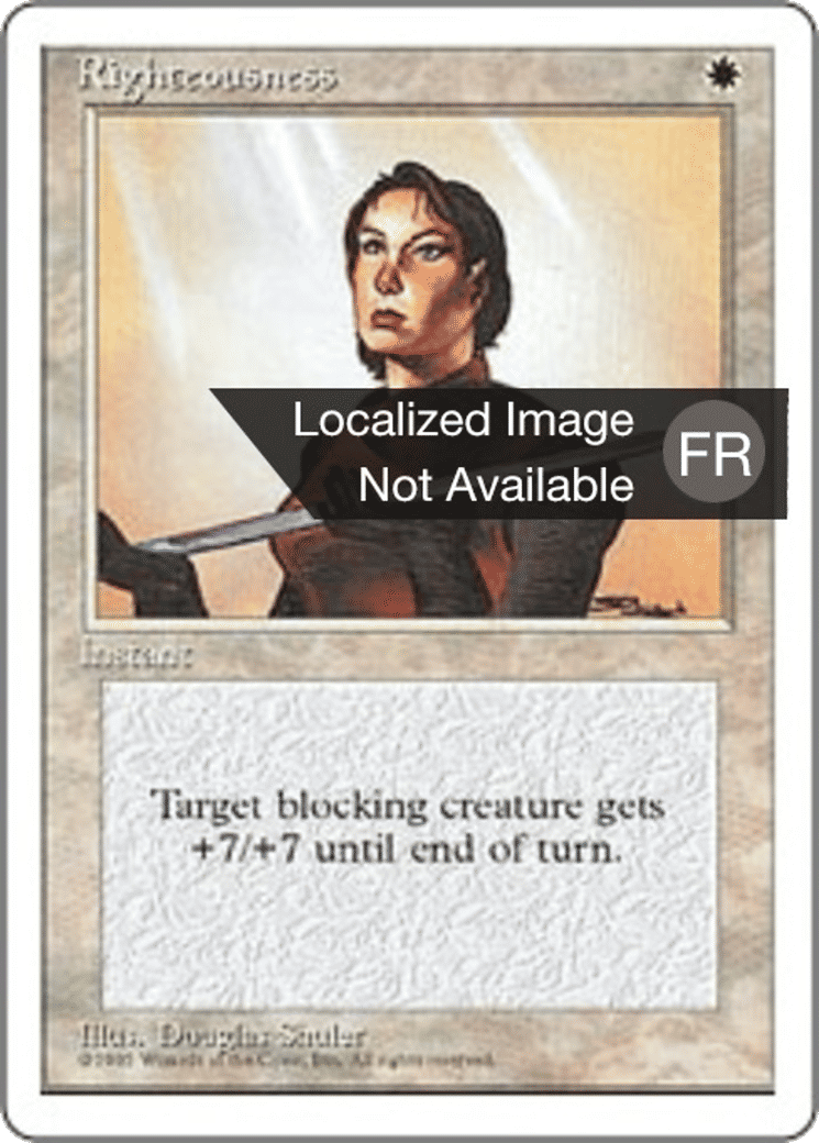 Droiture — Fourth Edition — Magic: The Gathering