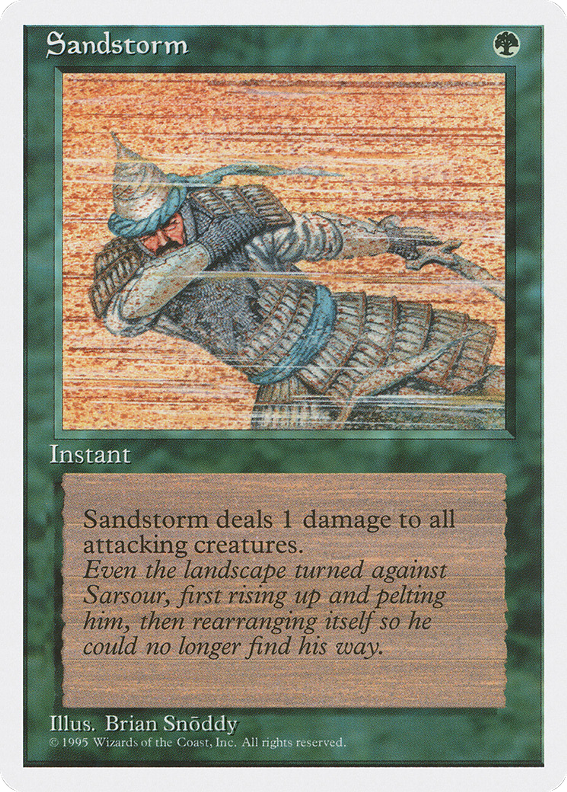 Sandstorm — Fourth Edition — Magic: The Gathering
