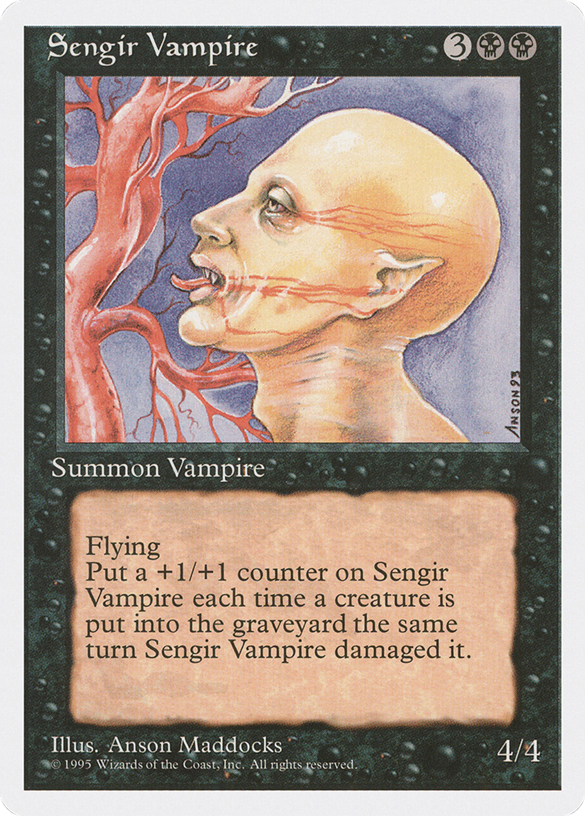 Sengir Vampire — Fourth Edition — Magic: The Gathering