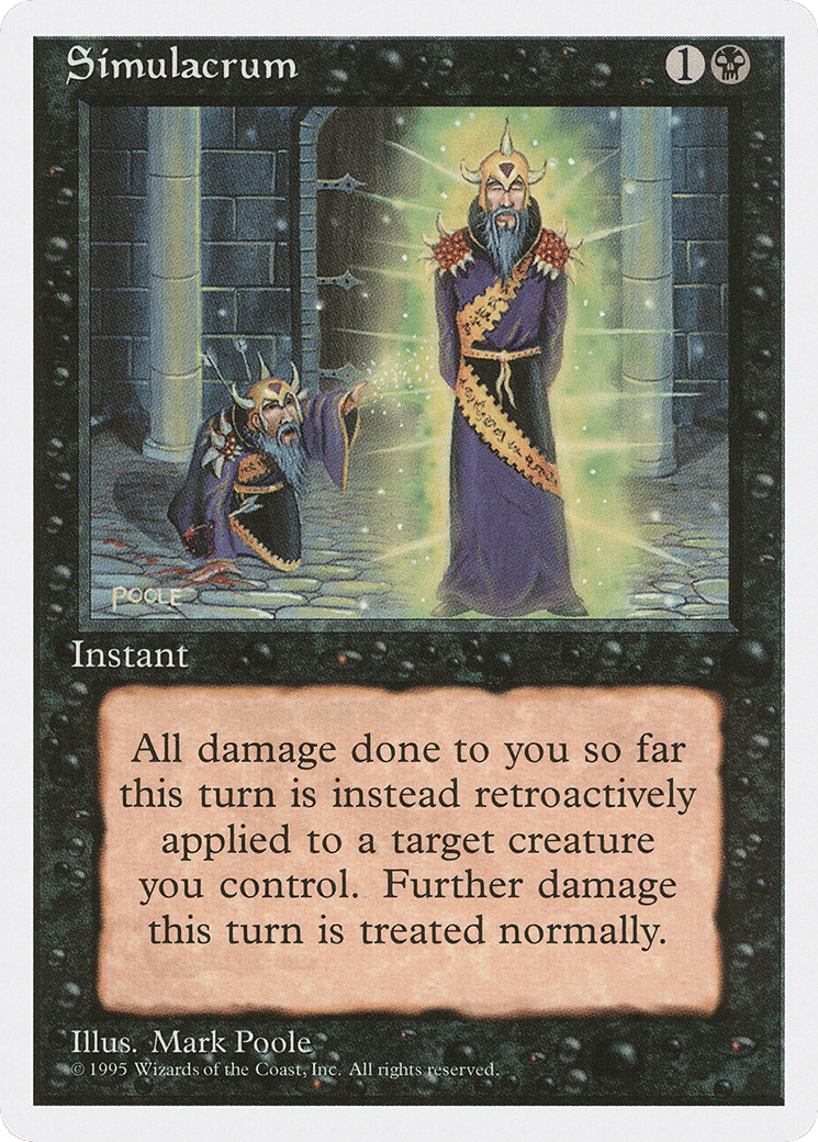Simulacrum — Fourth Edition — Magic: The Gathering
