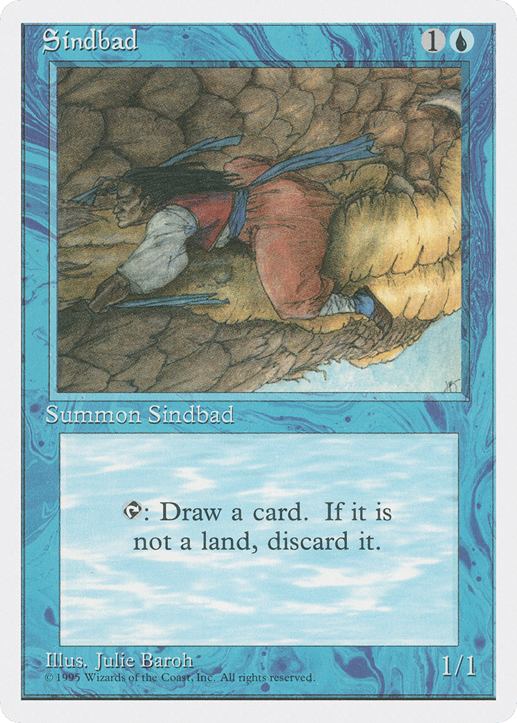Sindbad — Fourth Edition — Magic: The Gathering