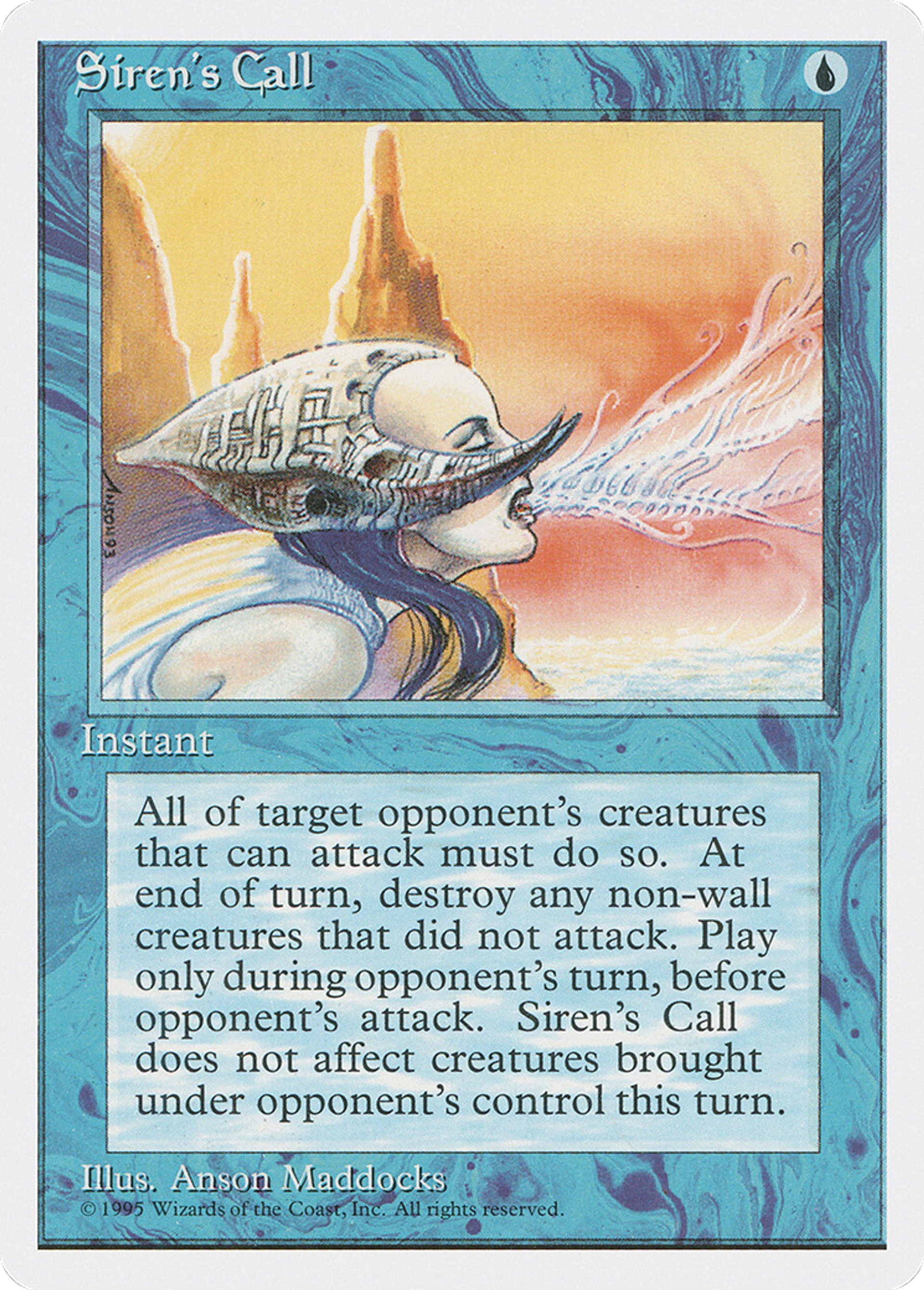 Siren's Call — Fourth Edition — Magic: The Gathering