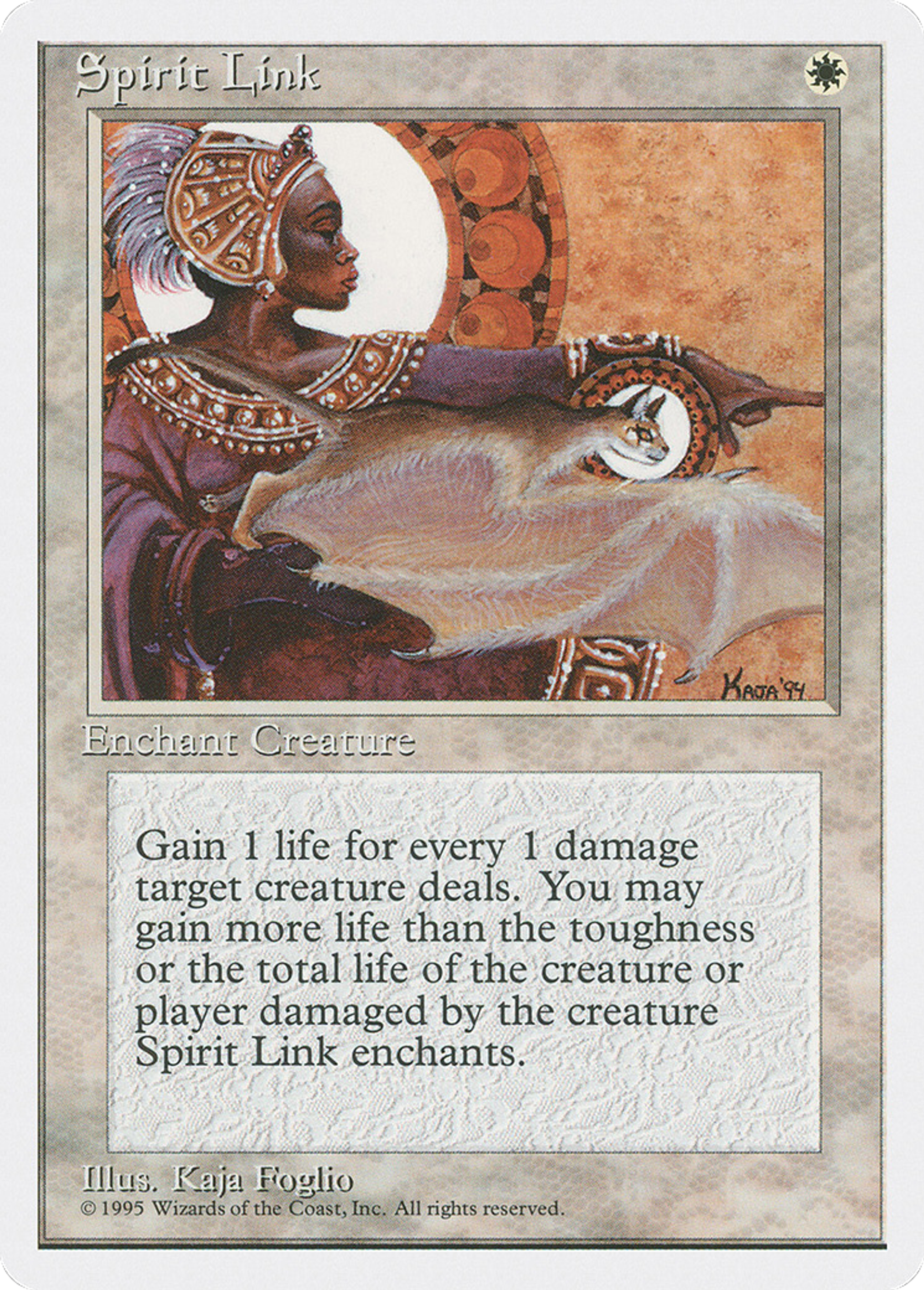 Spirit Link — Fourth Edition — Magic: The Gathering