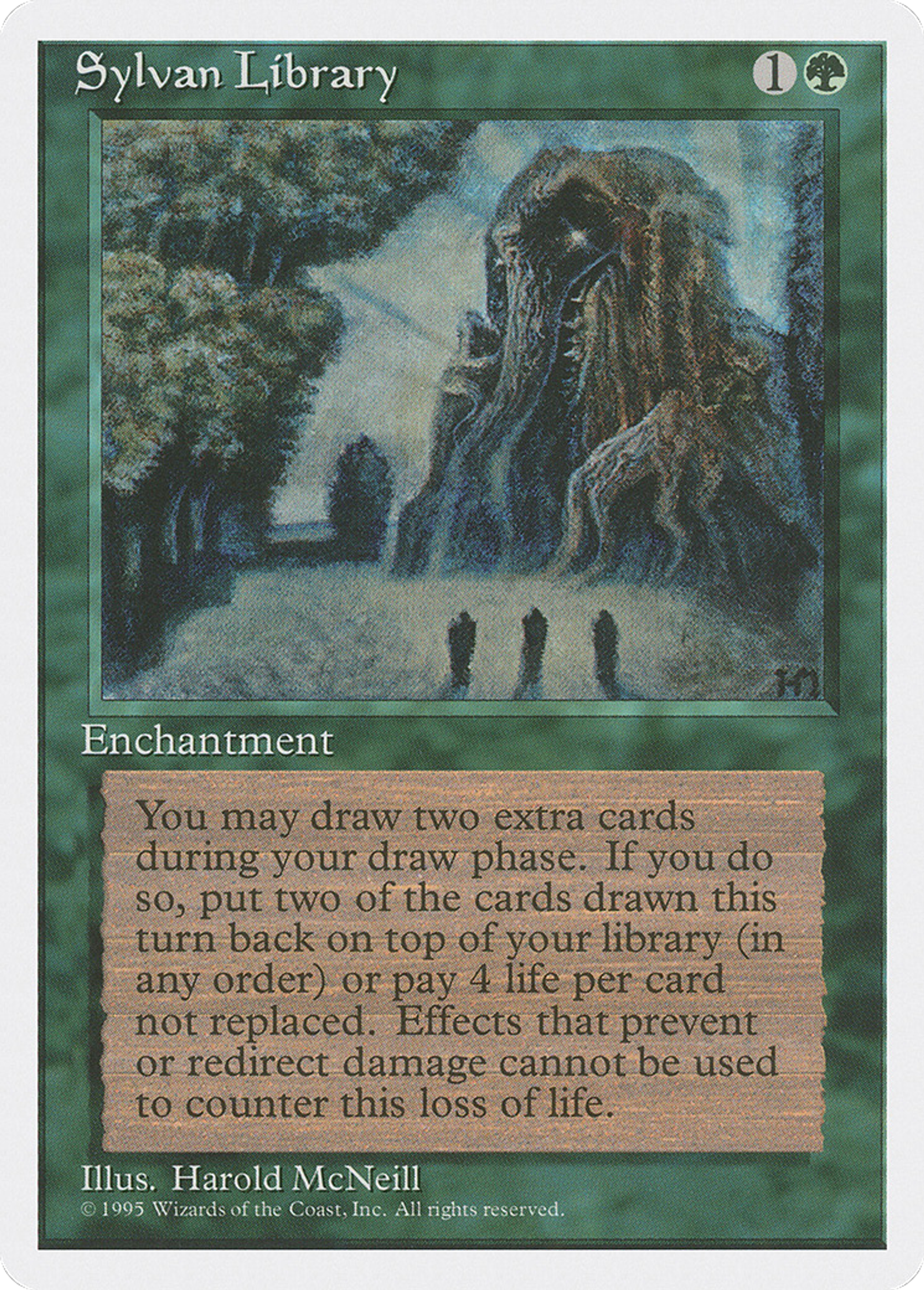 Bibliothèque sylvestre — Fourth Edition — Magic: The Gathering