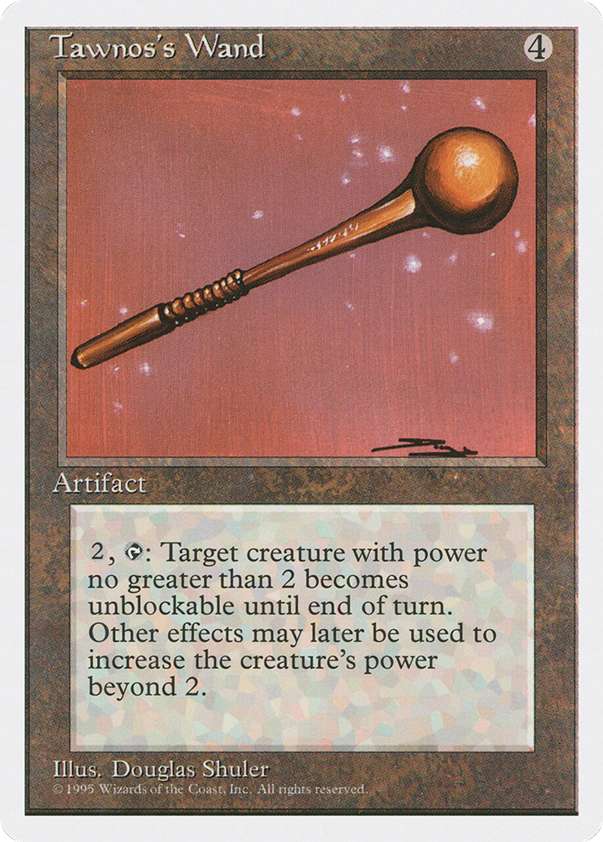Tawnos's Wand — Fourth Edition — Magic: The Gathering