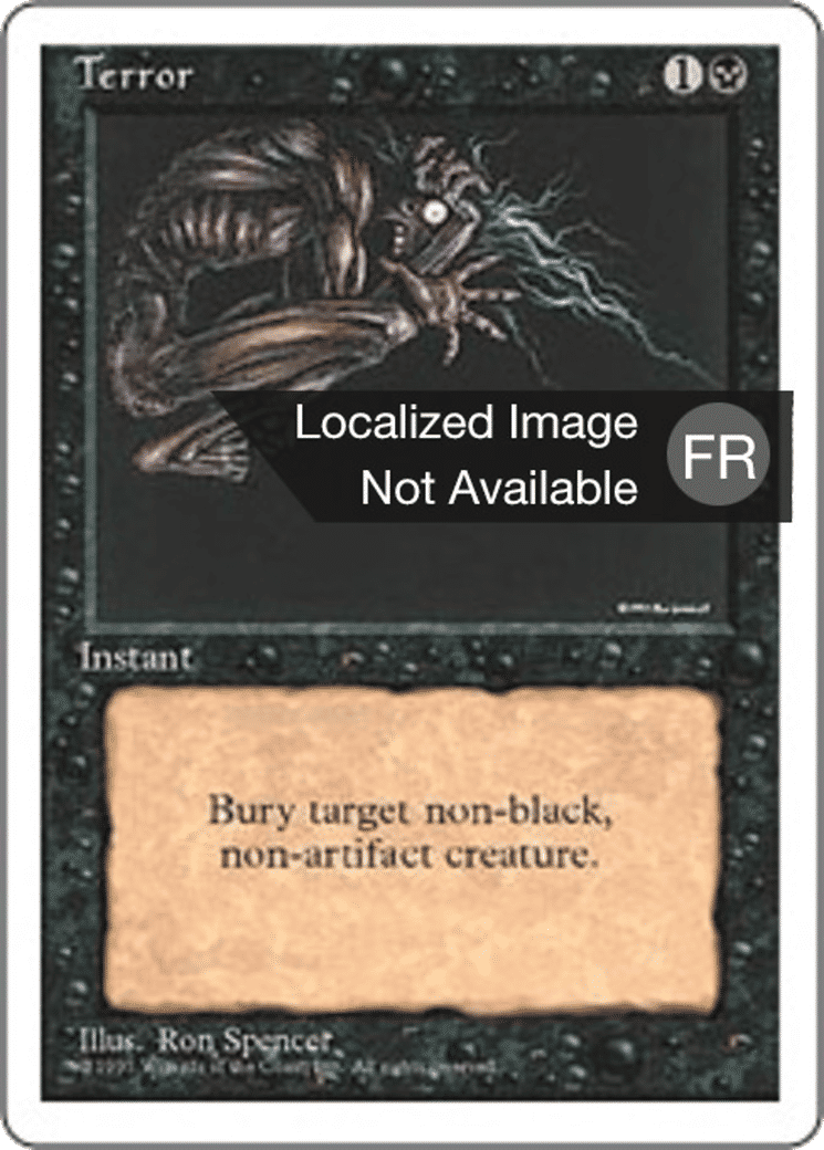 Terreur — Fourth Edition — Magic: The Gathering
