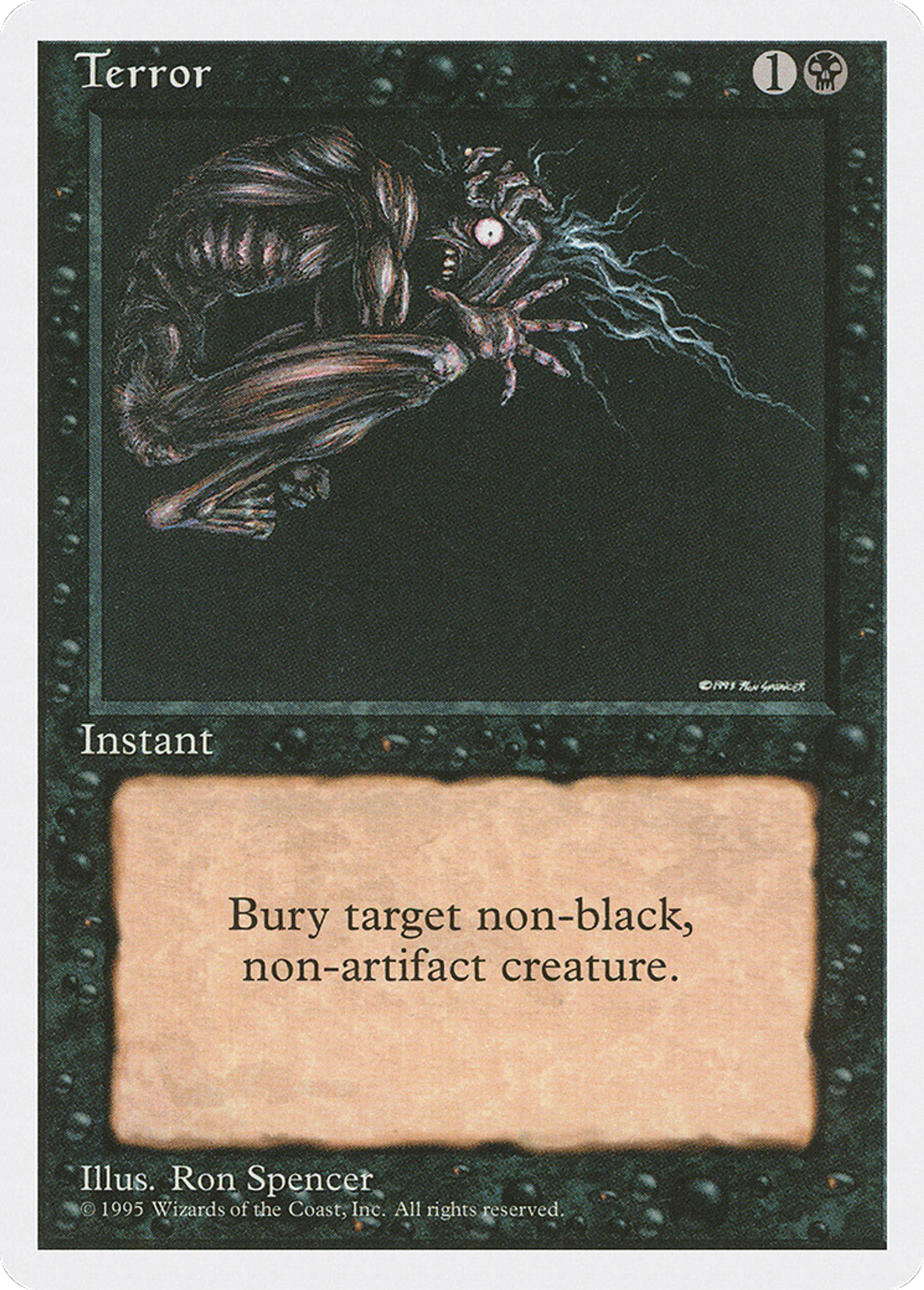 Terror — Fourth Edition — Magic: The Gathering