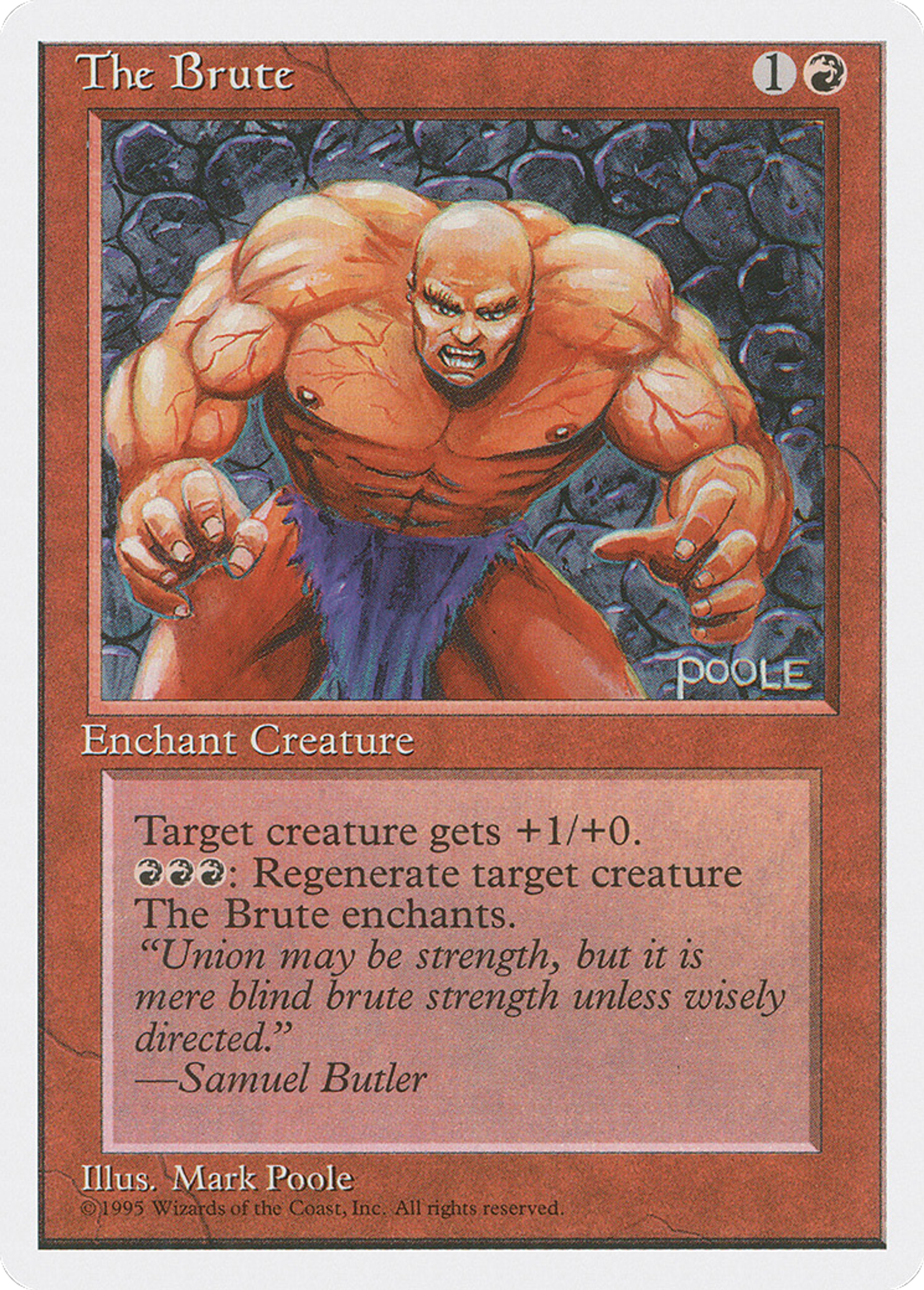 The Brute — Fourth Edition — Magic: The Gathering