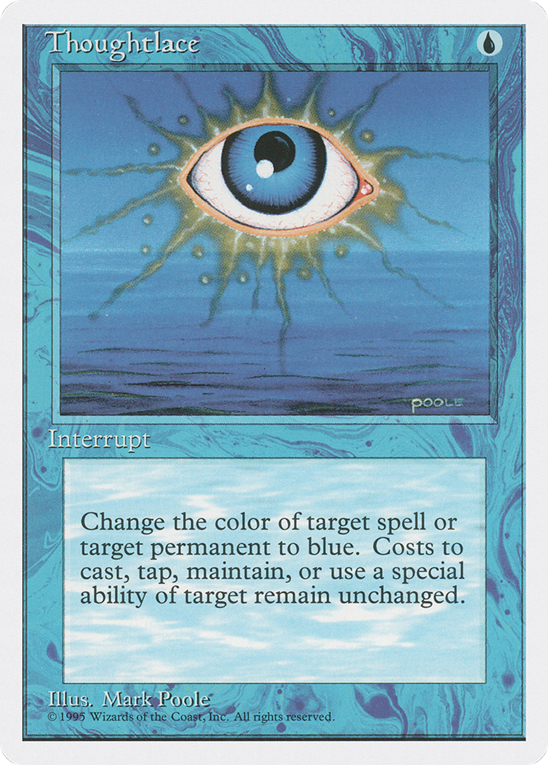 Thoughtlace — Fourth Edition — Magic: The Gathering