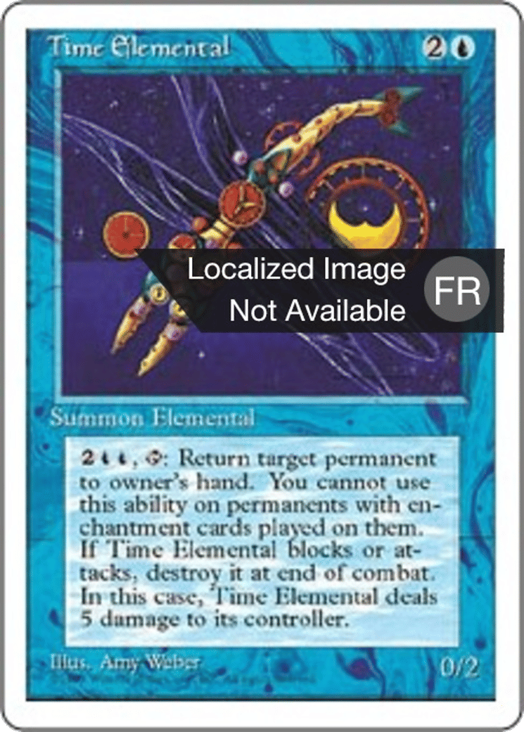 Elémental du temps — Fourth Edition — Magic: The Gathering