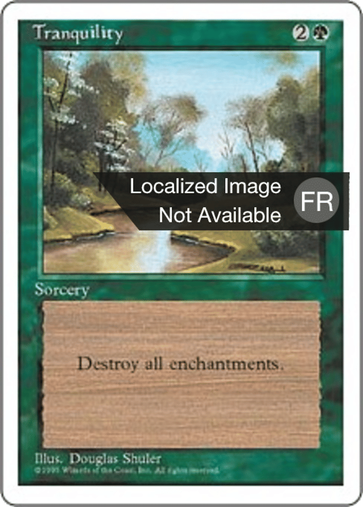 Tranquillité — Fourth Edition — Magic: The Gathering