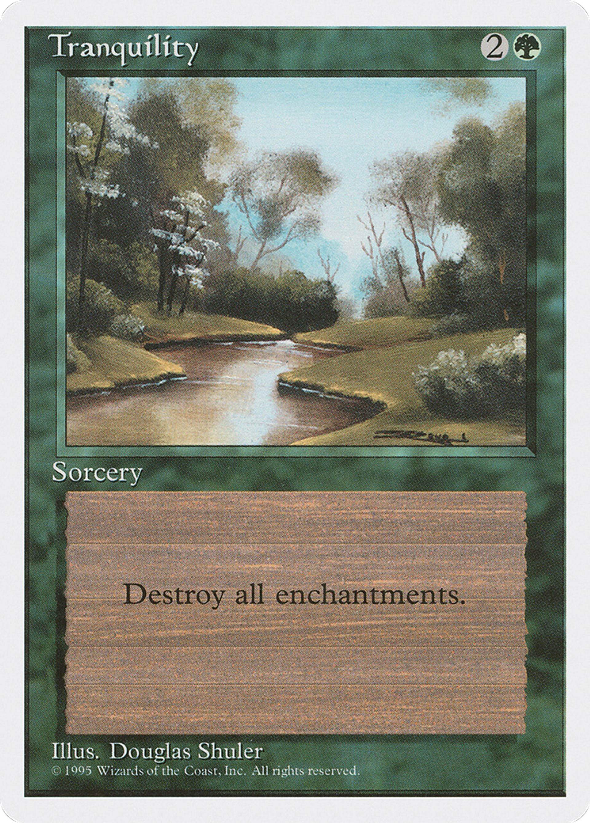 Tranquillité — Fourth Edition — Magic: The Gathering
