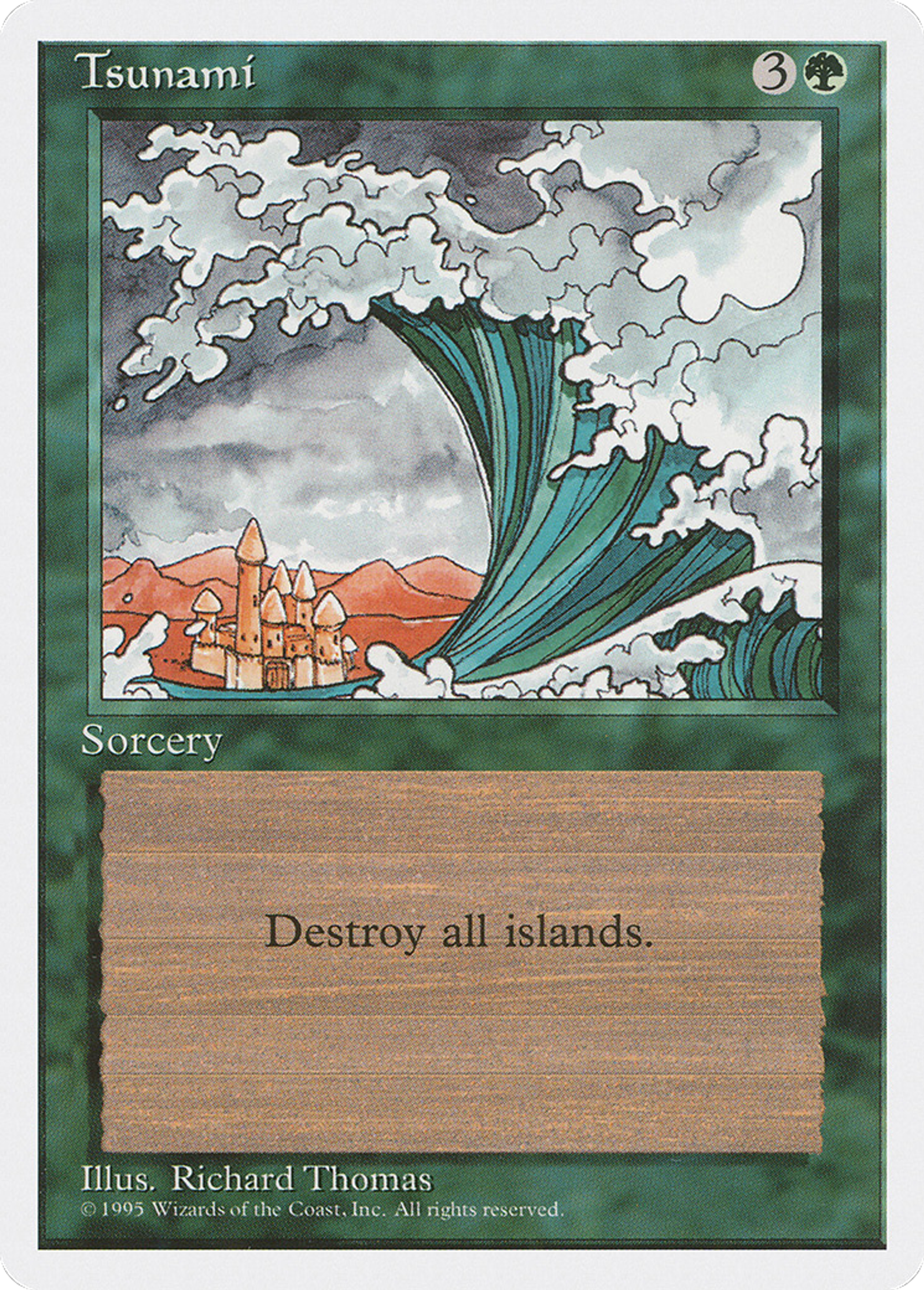 Tsunami — Fourth Edition — Magic: The Gathering