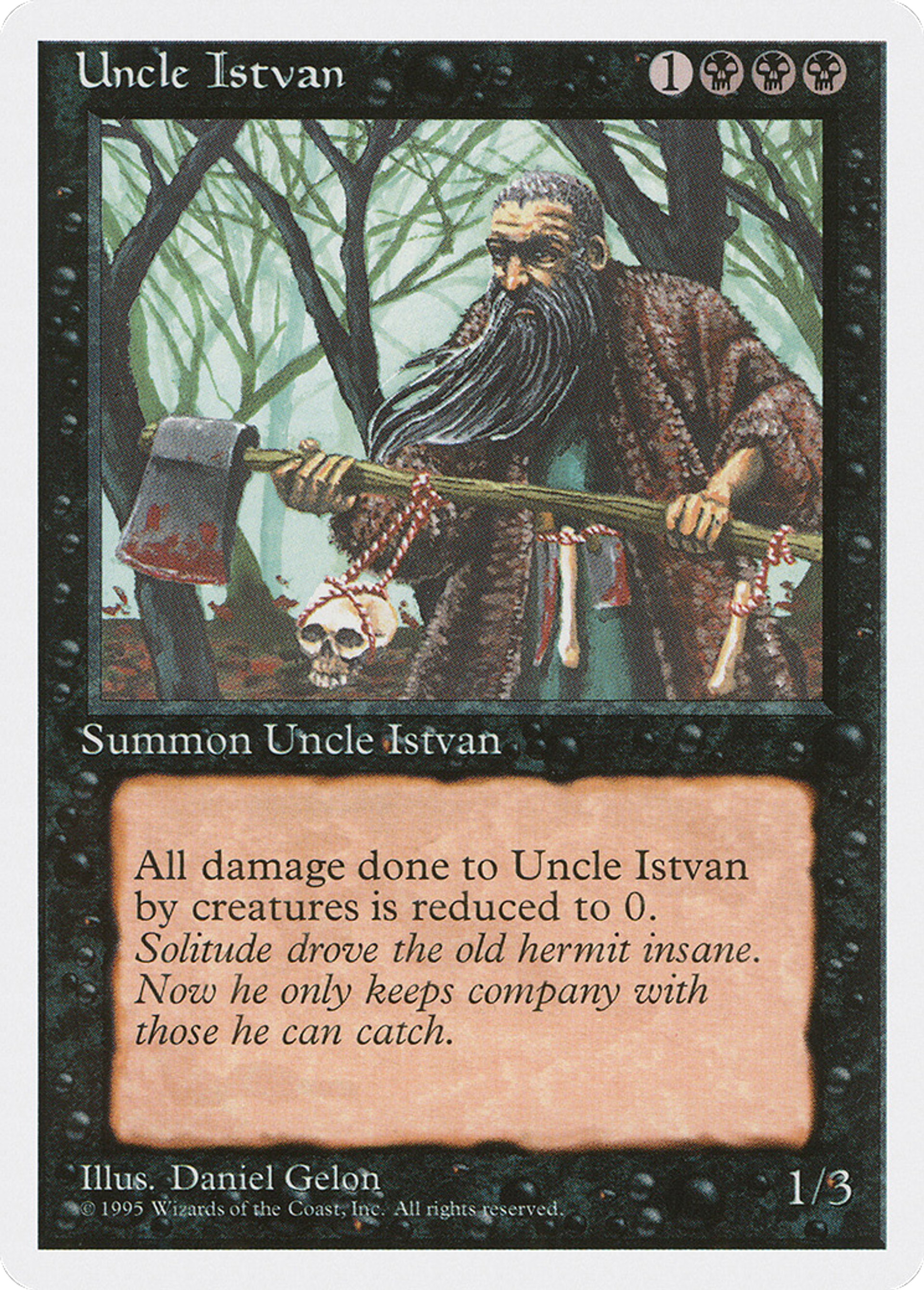 Uncle Istvan — Fourth Edition — Magic: The Gathering