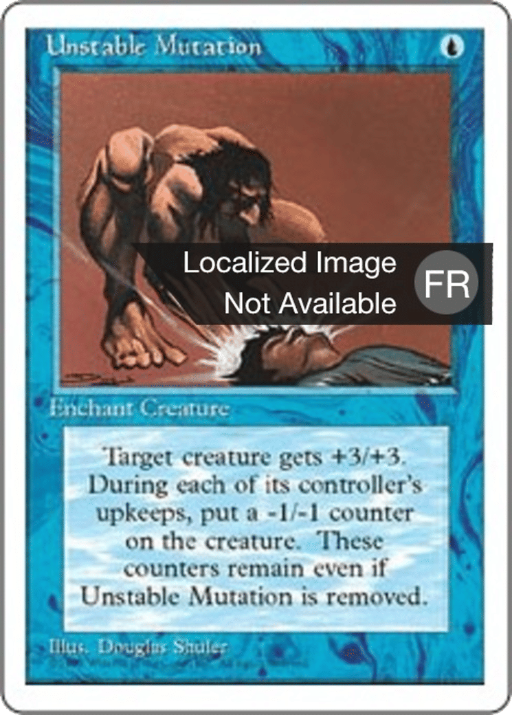 Mutation instable — Fourth Edition — Magic: The Gathering