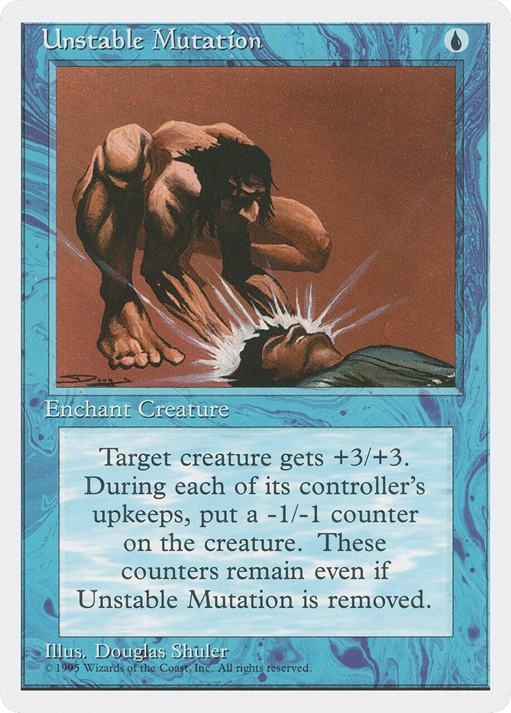 Unstable Mutation — Fourth Edition — Magic: The Gathering