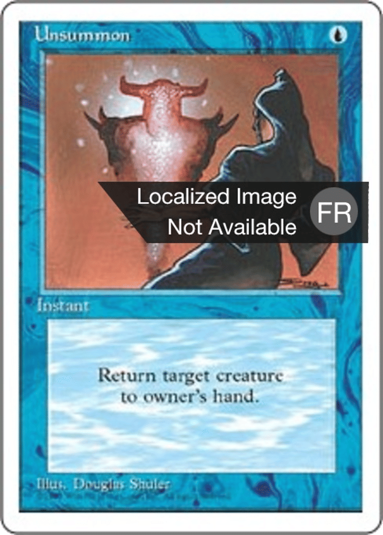 Désinvocation — Fourth Edition — Magic: The Gathering