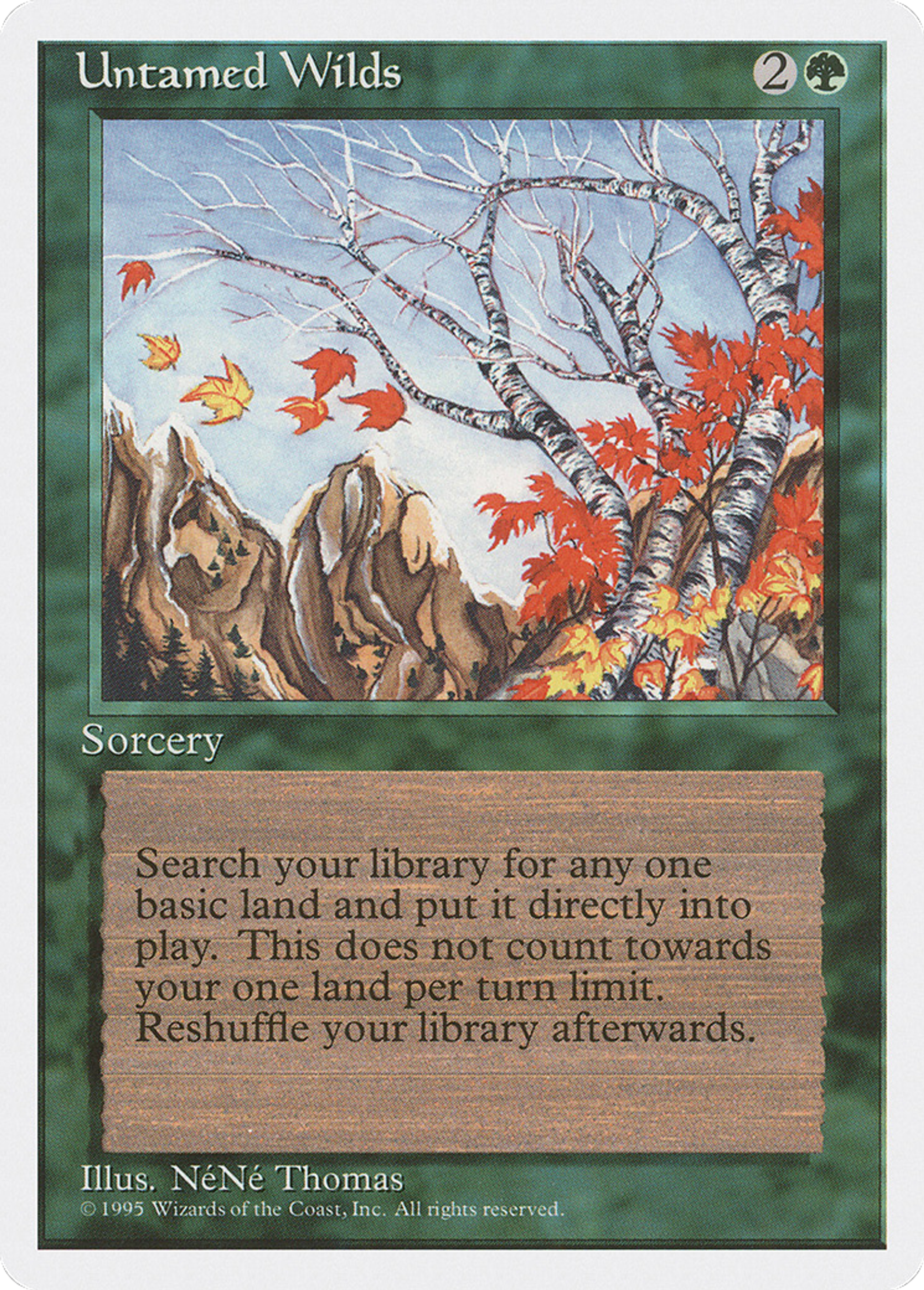 Untamed Wilds — Fourth Edition — Magic: The Gathering