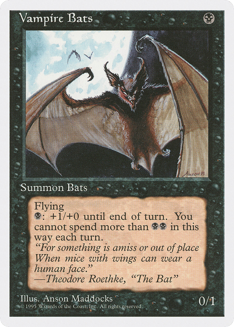 Vampire Bats — Fourth Edition — Magic: The Gathering