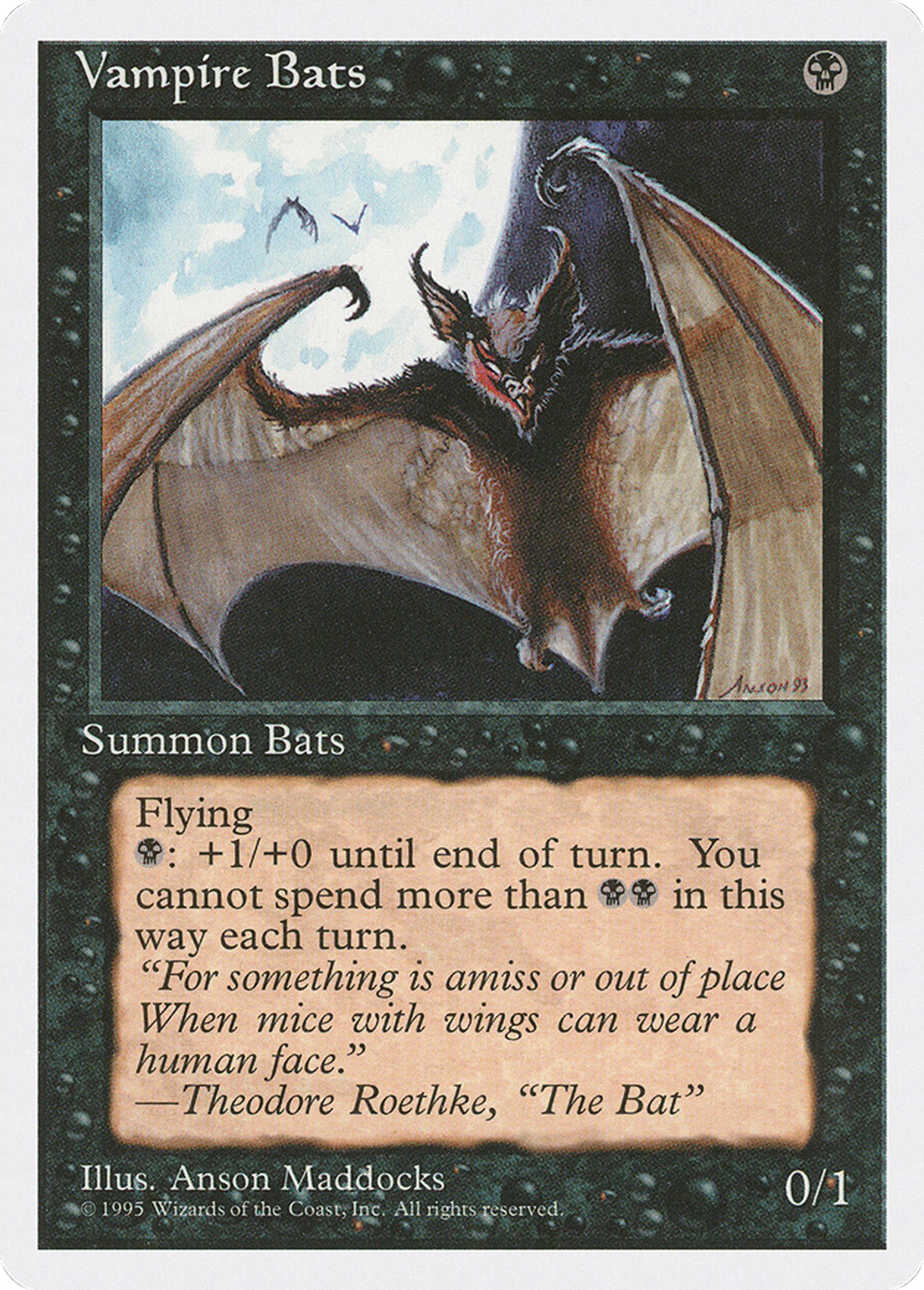 Vampire Bats — Fourth Edition — Magic: The Gathering