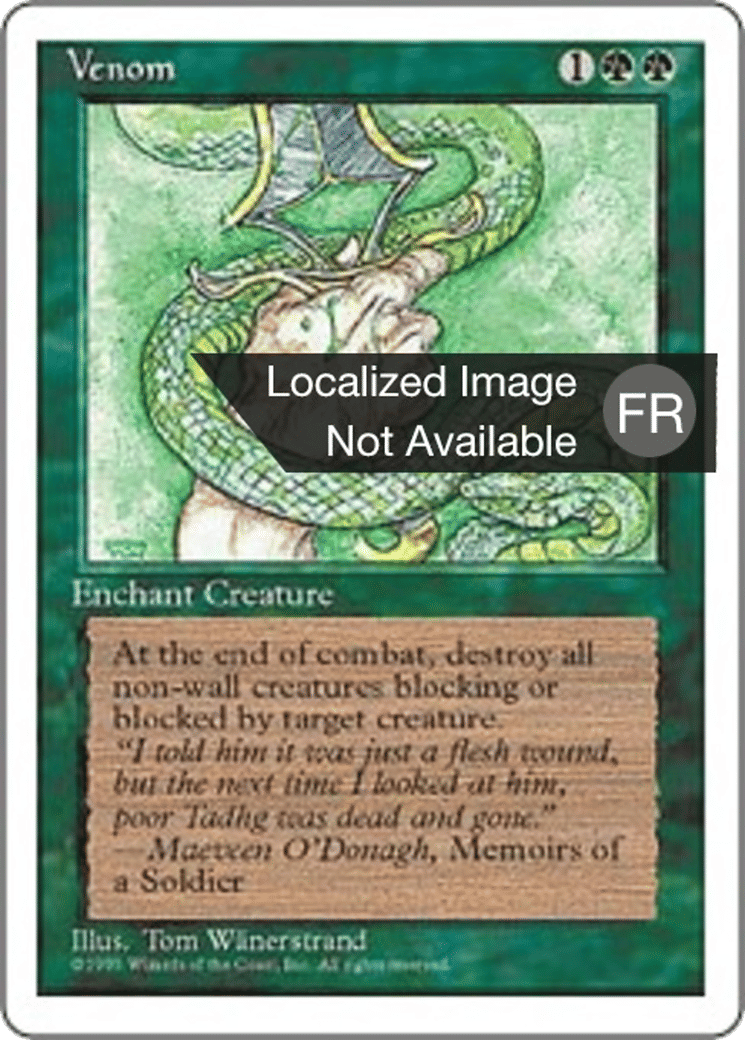 Venin — Fourth Edition — Magic: The Gathering