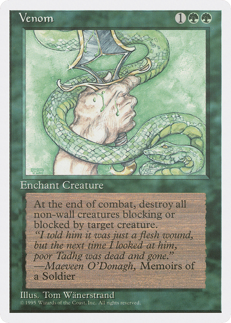 Venom — Fourth Edition — Magic: The Gathering