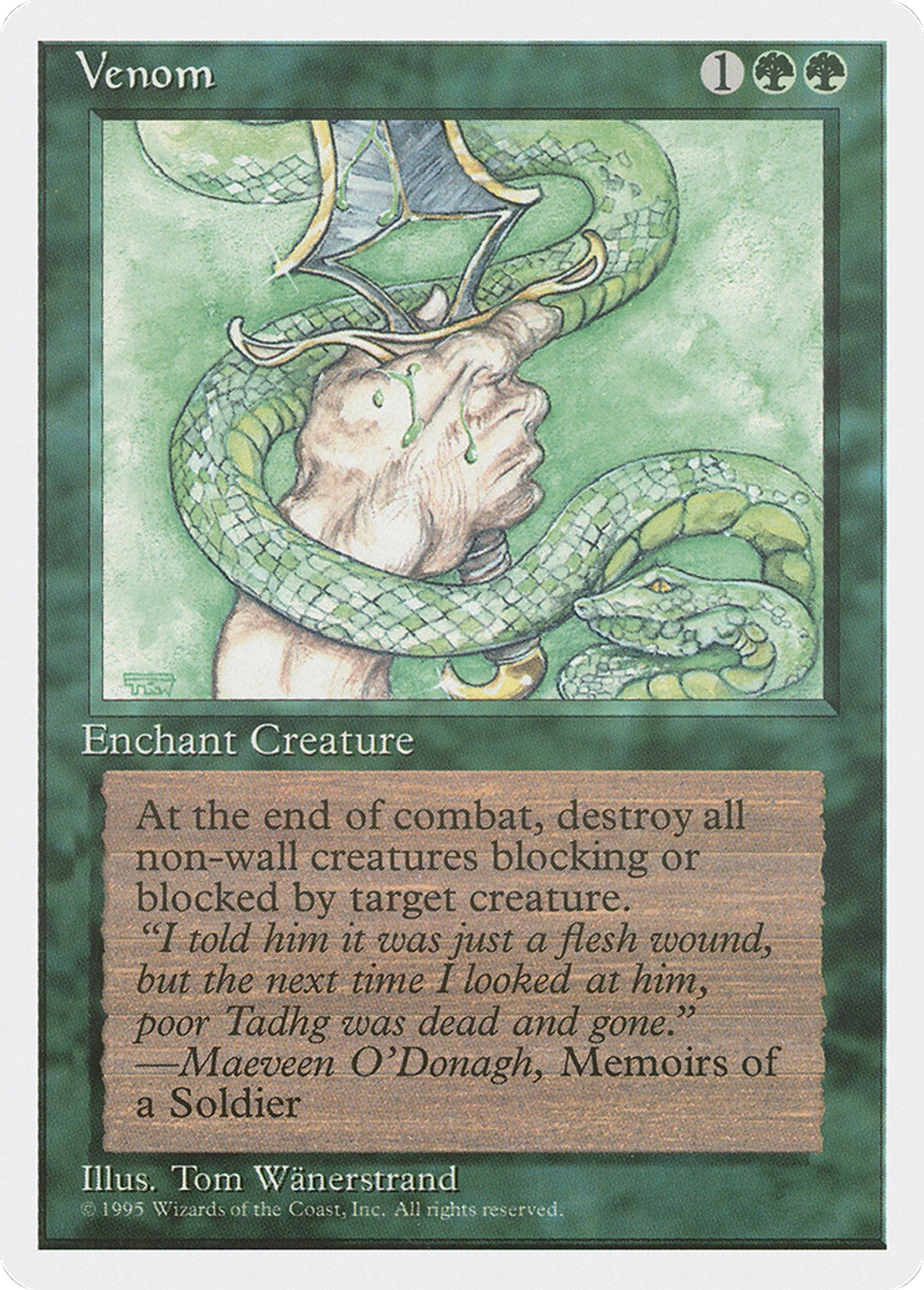 Venom — Fourth Edition — Magic: The Gathering
