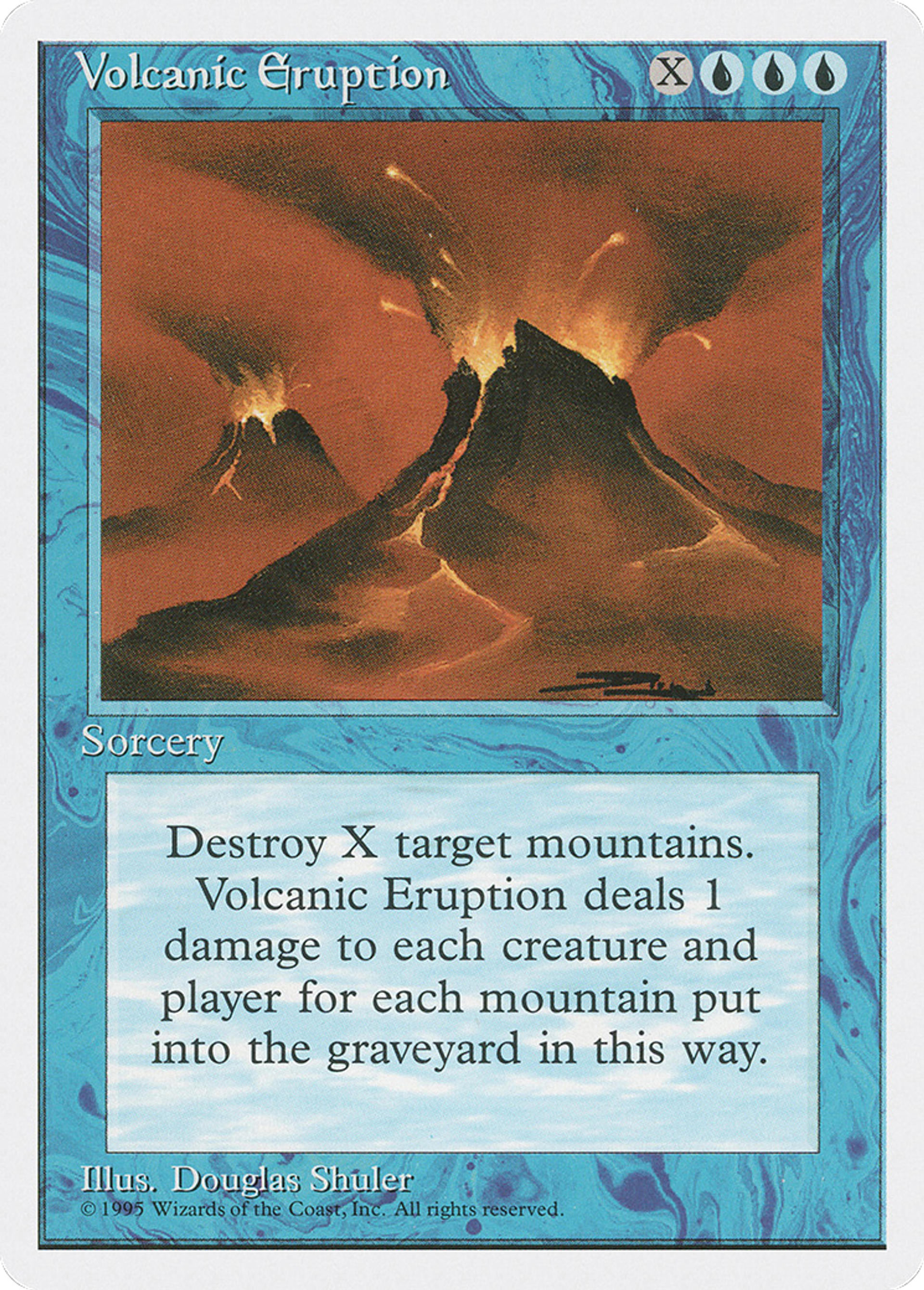 Volcanic Eruption — Fourth Edition — Magic: The Gathering