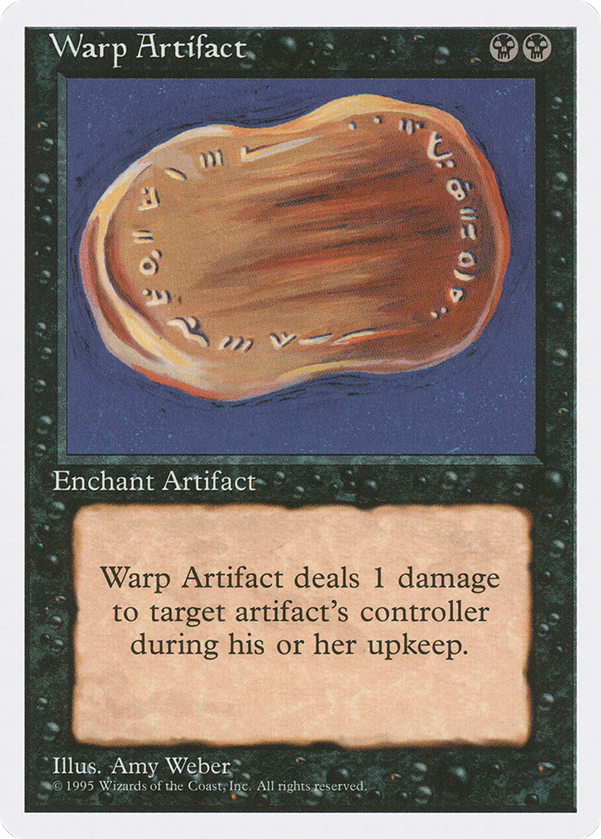 Warp Artifact — Fourth Edition — Magic: The Gathering