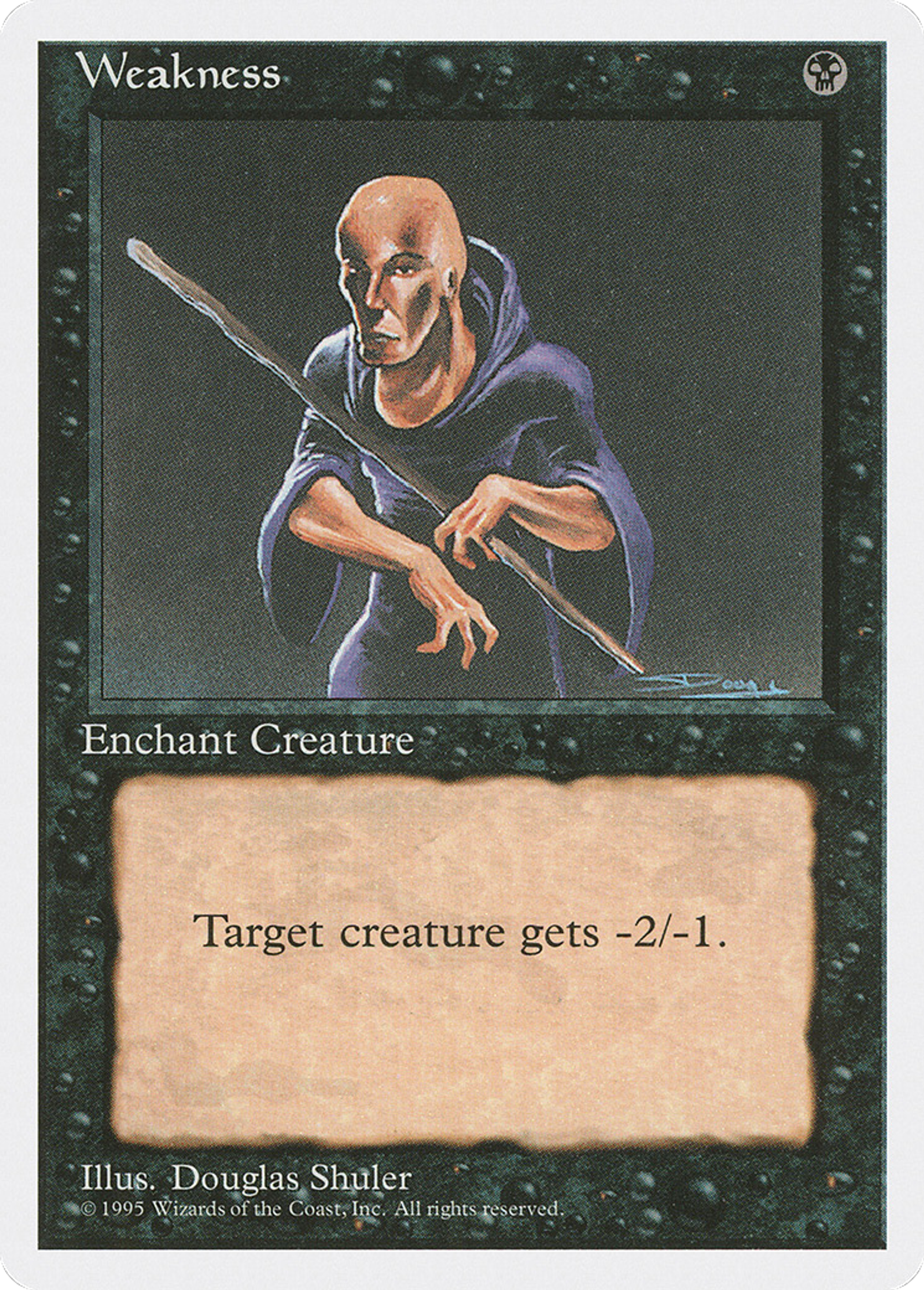 Weakness — Fourth Edition — Magic: The Gathering