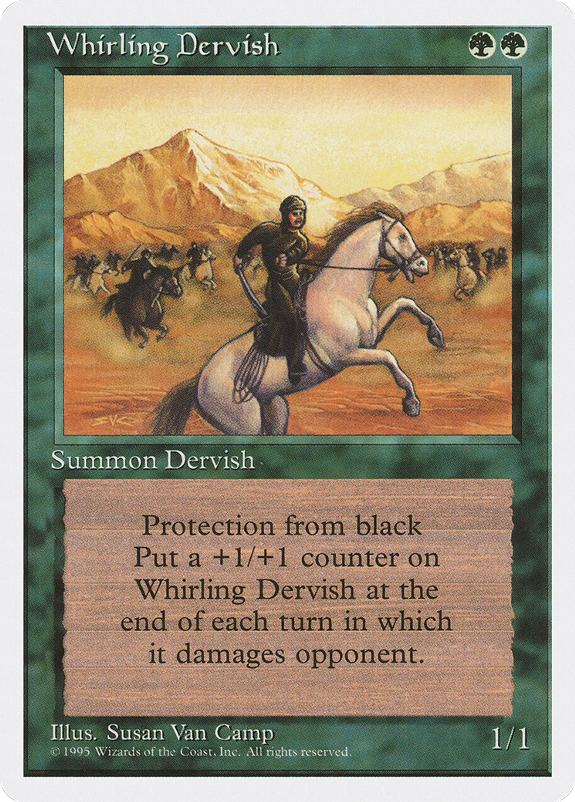 Whirling Dervish — Fourth Edition — Magic: The Gathering