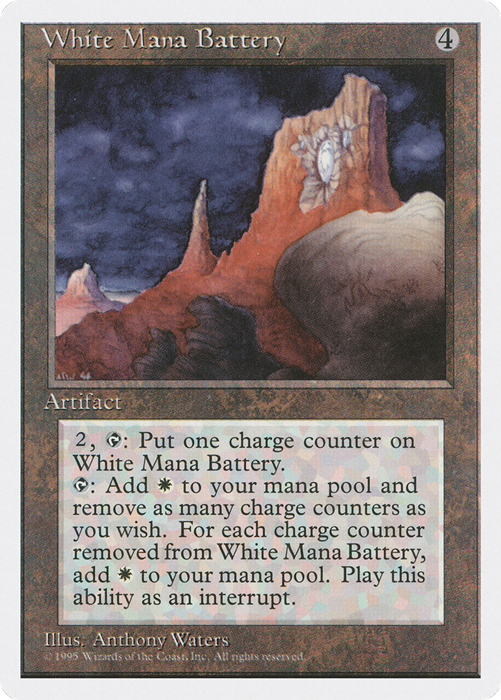 White Mana Battery — Fourth Edition — Magic: The Gathering