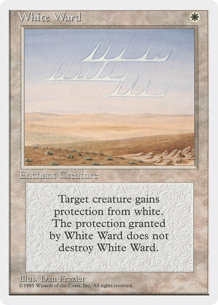 White Ward — Fourth Edition — Magic: The Gathering