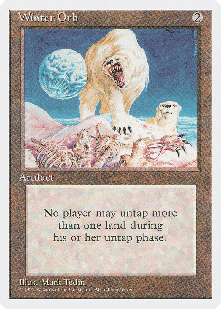 Winter Orb — Fourth Edition — Magic: The Gathering