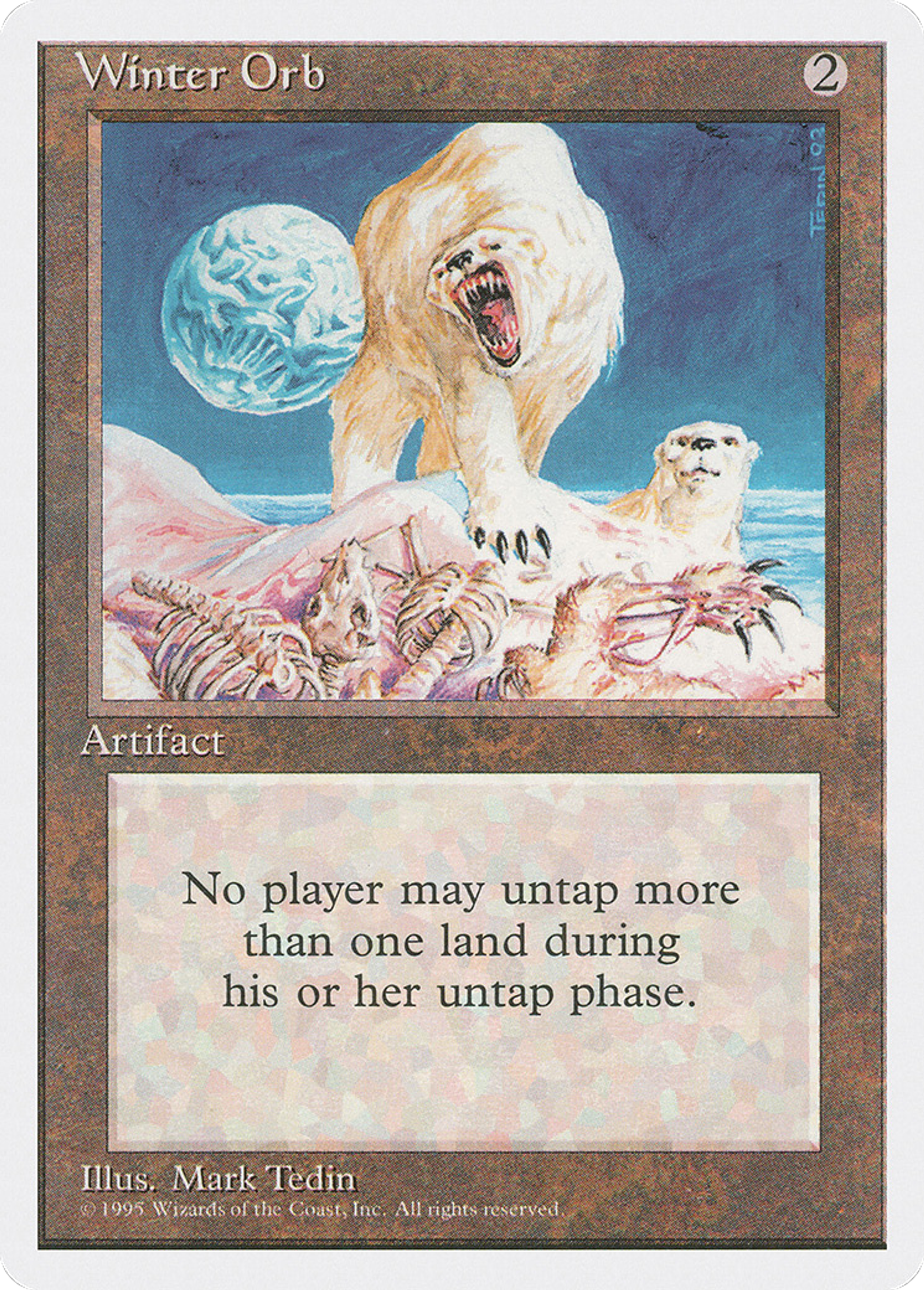 Winter Orb — Fourth Edition — Magic: The Gathering