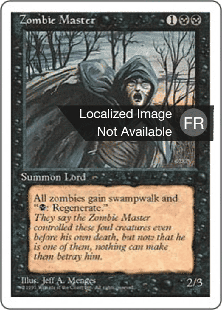 Maître des zombies — Fourth Edition — Magic: The Gathering