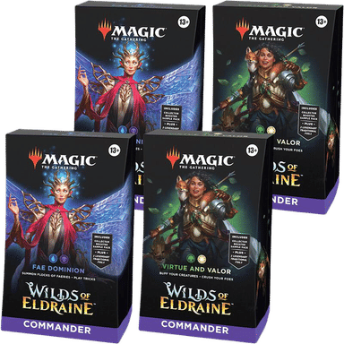 Product image for Wilds of Eldraine Commander Deck Display