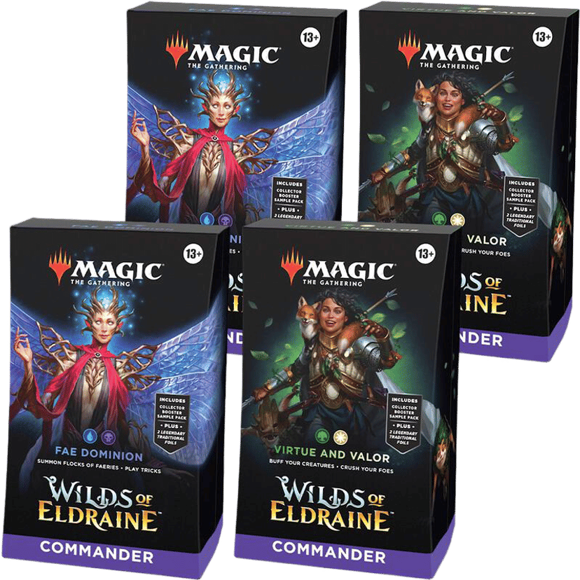Wilds of Eldraine Commander Deck Display from Wilds of Eldraine Commander - Magic: The Gathering