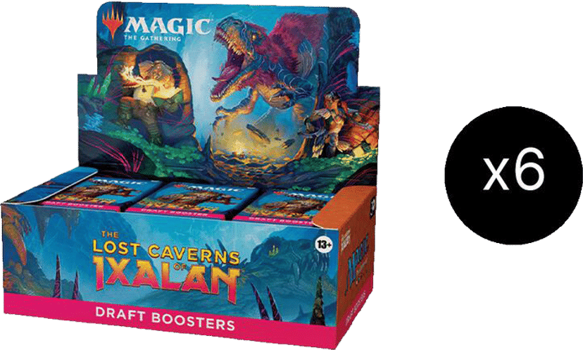 The Lost Caverns of Ixalan Draft Booster Box Case from The Lost Caverns of Ixalan - Magic: The Gathering