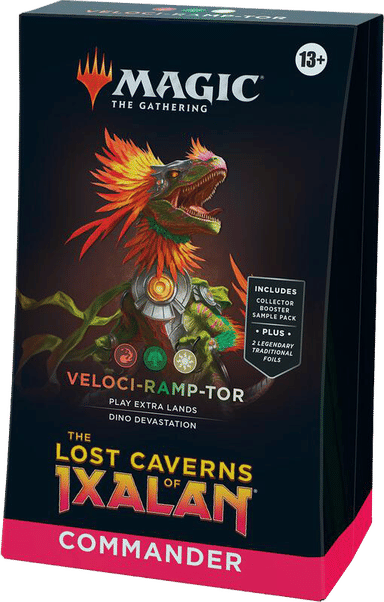 Product image for The Lost Caverns of Ixalan Commander Deck Veloci Ramp Tor