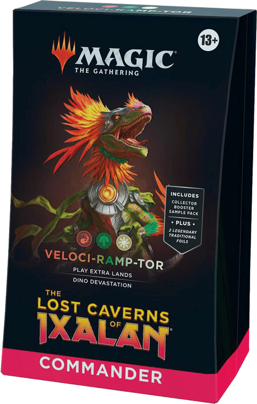 The Lost Caverns of Ixalan Commander Deck Veloci Ramp Tor from The Lost Caverns of Ixalan Commander - Magic: The Gathering