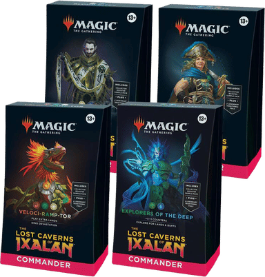 Product image for The Lost Caverns of Ixalan Commander Deck Display