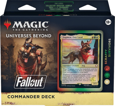 Product image for Fallout Commander Deck Scrappy Survivors