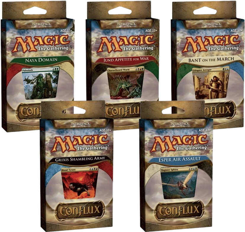 Conflux Intro Pack Display from Conflux - Magic: The Gathering