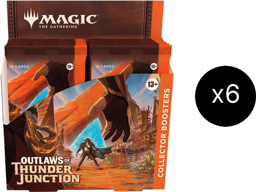 Outlaws of Thunder Junction Collector Booster Box Case from Outlaws of Thunder Junction - Magic: The Gathering