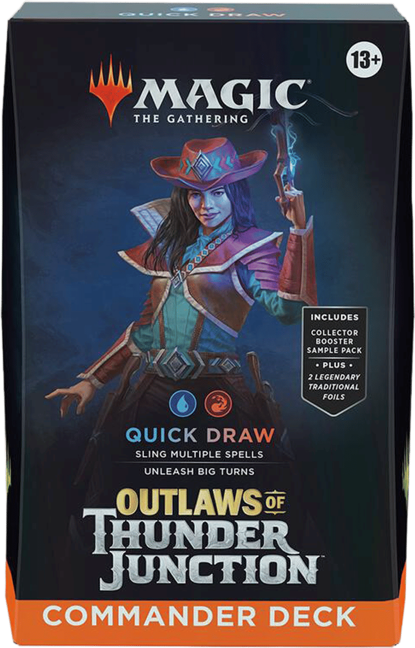 Outlaws of Thunder Junction Commander Deck Quick Draw from Outlaws of Thunder Junction Commander - Magic: The Gathering