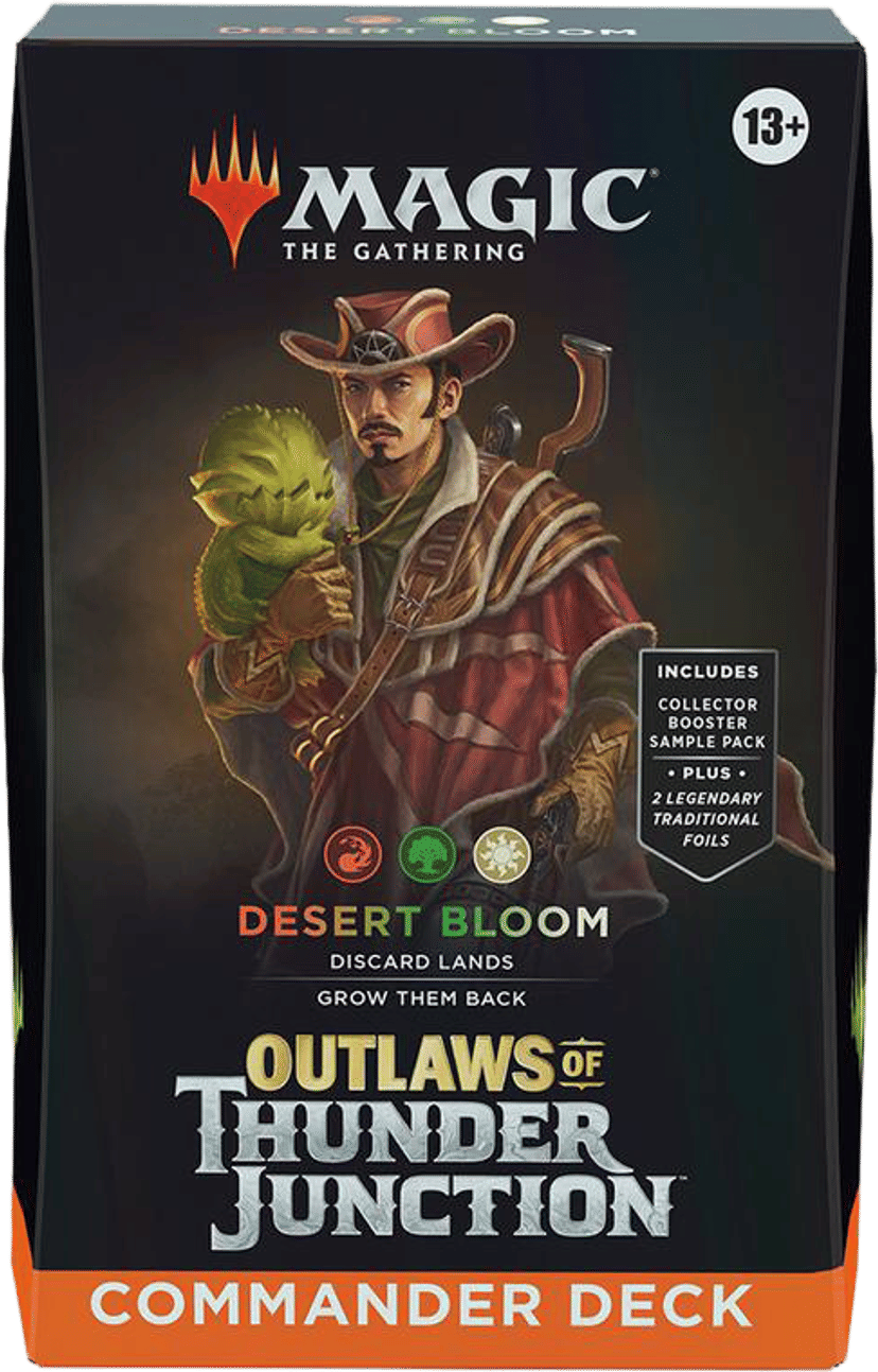 Outlaws of Thunder Junction Commander Deck Desert Bloom from Outlaws of Thunder Junction Commander - Magic: The Gathering
