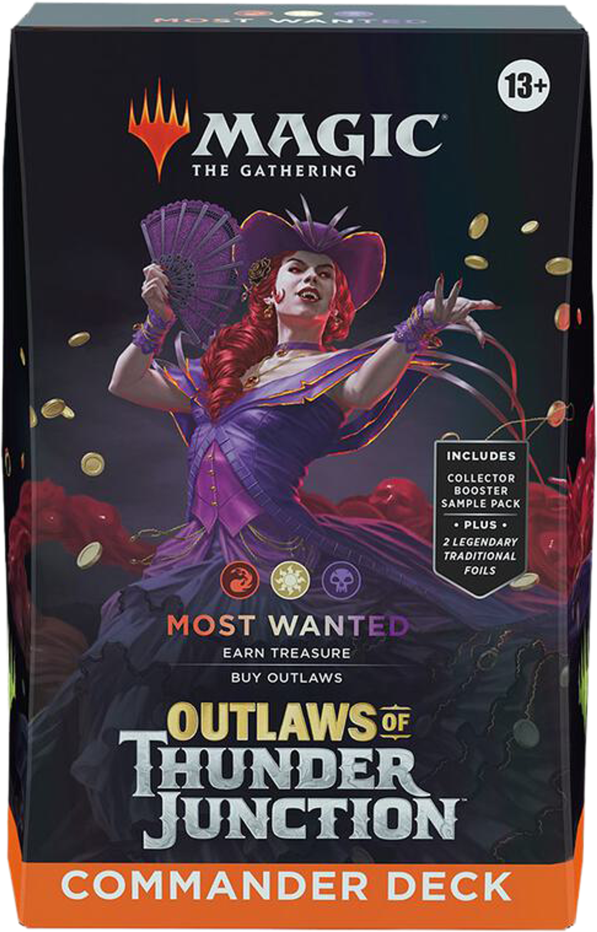 Product image for Outlaws of Thunder Junction Commander Deck Most Wanted