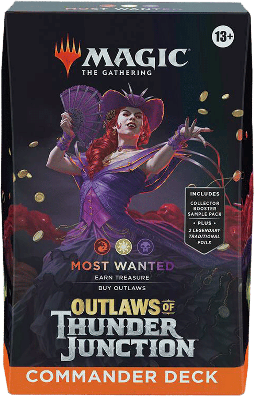 Outlaws of Thunder Junction Commander Deck Most Wanted from Outlaws of Thunder Junction Commander - Magic: The Gathering